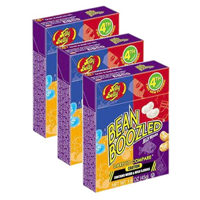 3 Bala Jelly Belly Bean Boozled Desafio Sabor Estranhos 45G Submarino