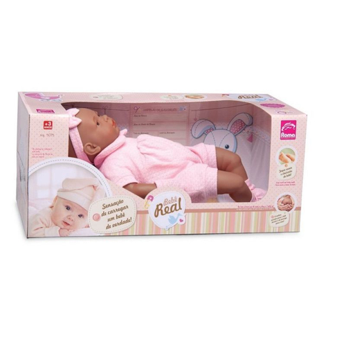 Boneca Bebezinho Real Estilo Newborn Reborn Roma - Loja Zuza