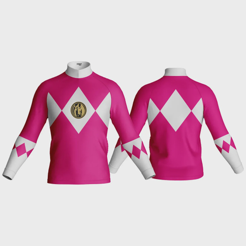 Camiseta Infantil Power Ranger Rosa