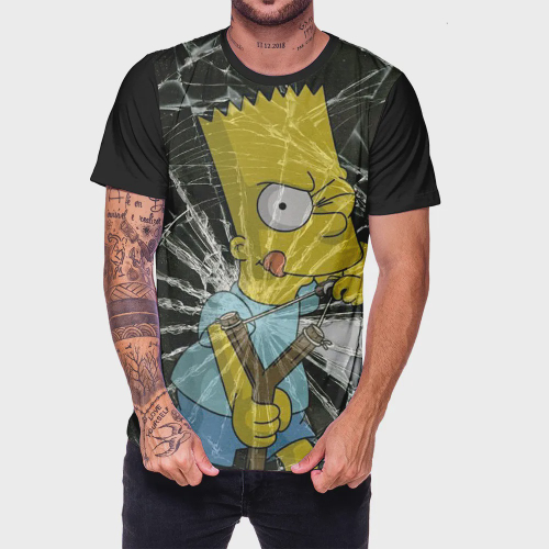 Quadro Personalizado Bart Simpson Tattoo em Promoção na Americanas