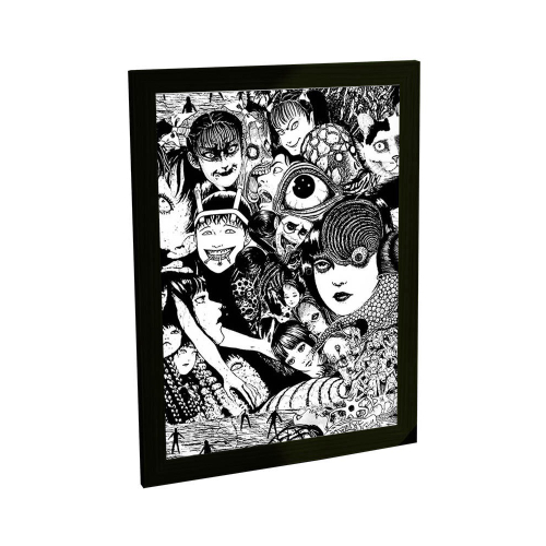 Quadro Anime Black Clover - A4 C/ Moldura E Vidro - elQuadro