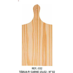 20 Tabua De Madeira Carne Petisco N4 17 X 38 Cm Churrasco
