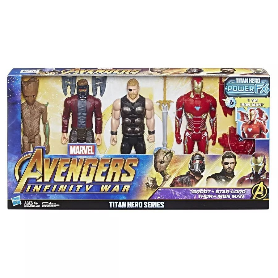 Boneco Avengers Figura 12 Power Pack fx Star Lord - E0611 - Hasbro em  Promoção na Americanas