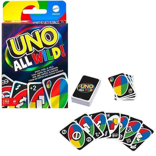 Jogo De Cartas Uno All Wild - Mattel Hhl33