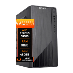 Computador Fácil Amd Ryzen 5 5600G Radeon Vega 7 Graphics 16GB DDR4 3000Mhz ssd 480GB Menor preço em Computador Fácil Amd Ryzen 5 5600G Radeon Vega 7 Graphics 16GB DDR4 3000Mhz ssd 480GB