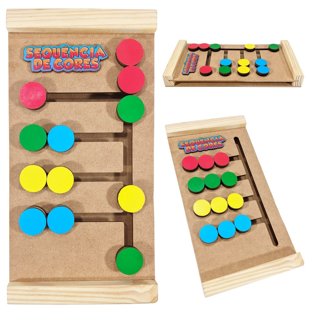 Jogo do Inglês Brinquedo Infantil Educativo e Pedagógico MDF