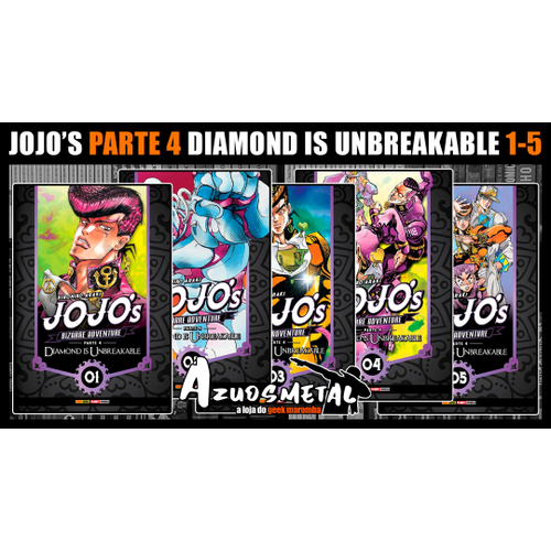 Jojo''''''''s Bizarre Adventure - Parte 4: Diamond is Unbreakable Vol. 3 em  Promoção na Americanas