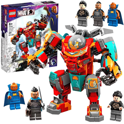 LEGO® Marvel What If? Tony Stark's Iron Man Building Set, 369 pc