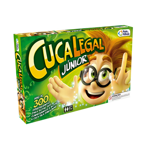 Jogo Cuca Legal Junior 300 Perguntas Conhecimentos Gerais