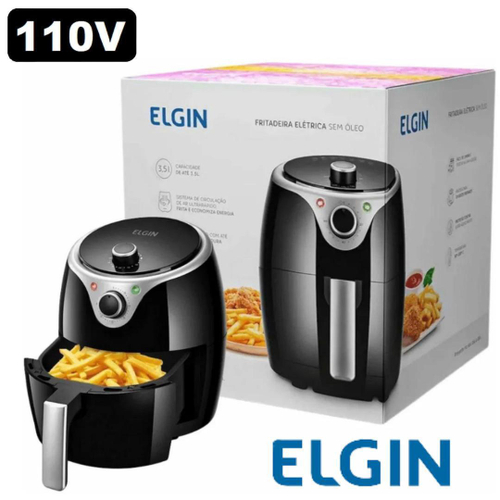 Panela Fritadeira Elétrica Sem Óleo Airfryer Elgin 127V Em Promoção Na ...