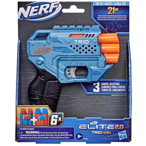 Nerf Lançador De Dardos Trio Arminha De Brinquedo Presente Menino em  Promoção na Americanas