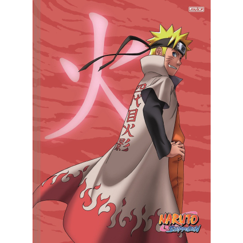 CADERNO BROCHURA PEQUENO 1/4 ANIME NARUTO SHIPPUDEN 80 FOLHAS - SÃO  DOMINGOS - Estudante Livraria