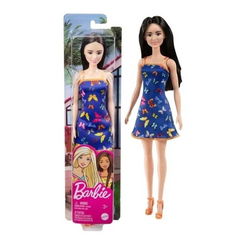 Acessórios para Boneca - Barbie Fashionista - Roupa - Vestido de Festa Azul  - Mattel