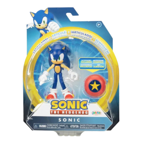 Boneco Articulado Sonic The Hedgehog - Candide em Promoção na