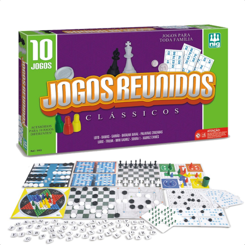 Jogo Dama e Ludo, Nig Brinquedos