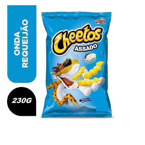 KIT COM 2 Cheetos Requeijão GIGANTE Elma chips 280G - Escorrega o