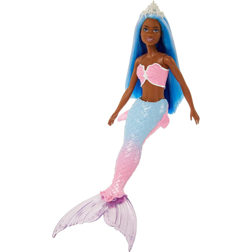 Barao Mattel Barbie Sereia Cabelos Rosa