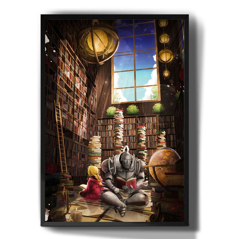 Quadro Decorativo A4 Anime Fullmetal Alchemist