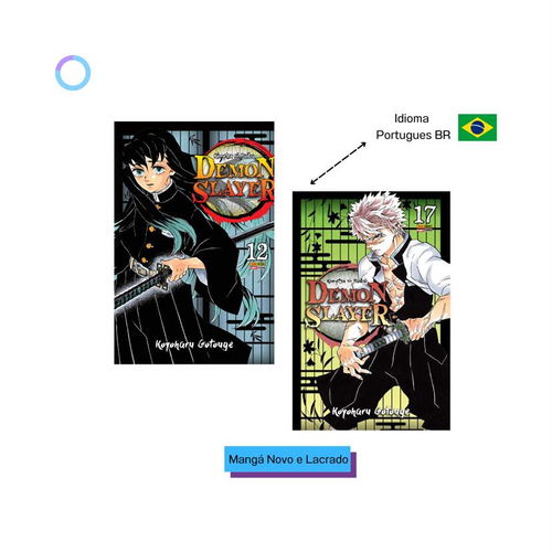 Demon Slayer, Kimetsu No Yaiba Mangá Volume 12 Ao 17 - kit em Promoção na  Americanas