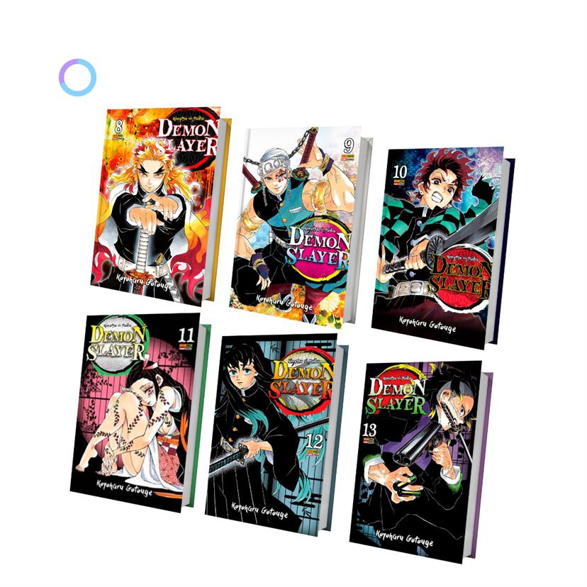 Demon Slayer, Kimetsu No Yaiba Mangá Volume 5 Ao 10 - kit Panini em  Promoção na Americanas