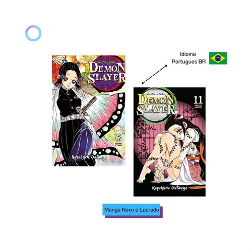 Demon Slayer, Kimetsu No Yaiba Mangá Volume 5 Ao 10 - kit Panini em  Promoção na Americanas