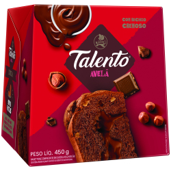Panettone recheio cremoso chocolate talento avelã nestlé caixa 450G Menor preço em Panettone recheio cremoso chocolate talento avelã nestlé caixa 450G