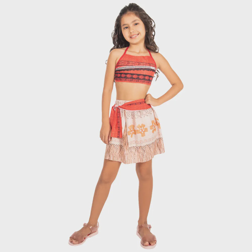 Fantasia Moana Infantil LUXO