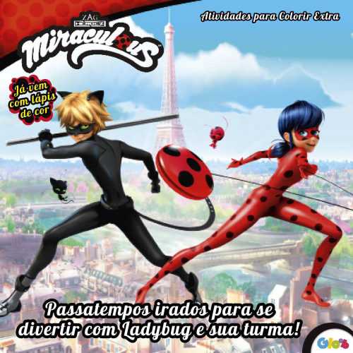 Kit Miraculous - Boneca Ladybug 45cm Musical + Maquiagem