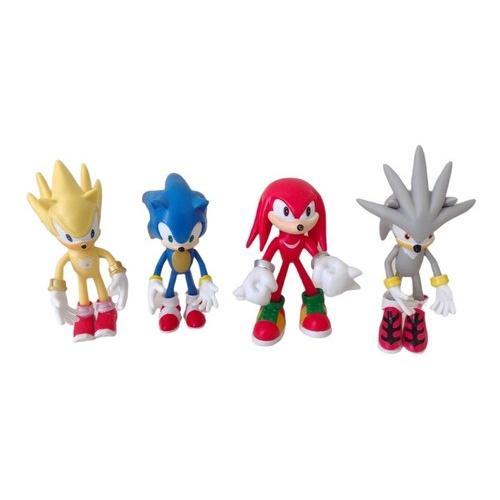 Brinquedo infantil 4 boneco sonic e sua turma. no Shoptime