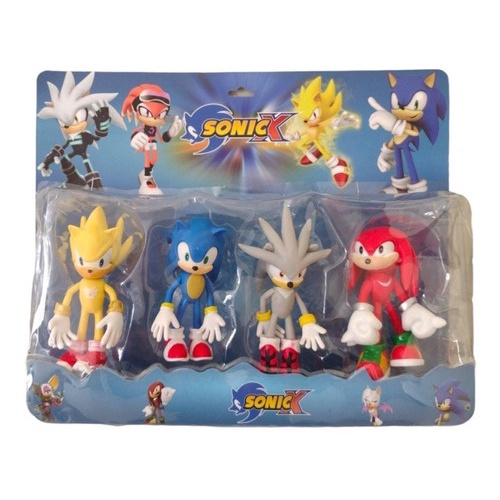 Kit Sonic Com 6 Bonecos e Seus Amigos em Promoção na Americanas