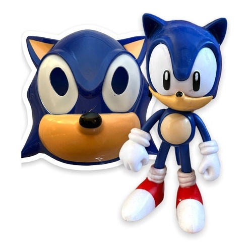 Boneco Sonic Amarelo Hedgehog Articulado Grande Original Brinquedo em  Promoção na Americanas