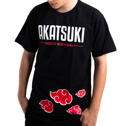 Blusa Moletom Naruto Nuvem Akatsuki Anime Canguru em algodão