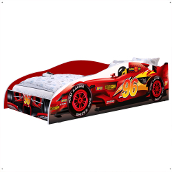 Mini Cama Carro Fórmula F96 com Colchão D20 - Vermelho - rpm Móveis Menor preço em Mini Cama Carro Fórmula F96 com Colchão D20 - Vermelho - rpm Móveis