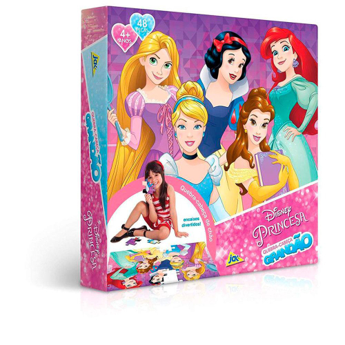 Jogo Quebra Cabeça Infantil Princesa Meninas 150 Peças em Promoção na  Americanas