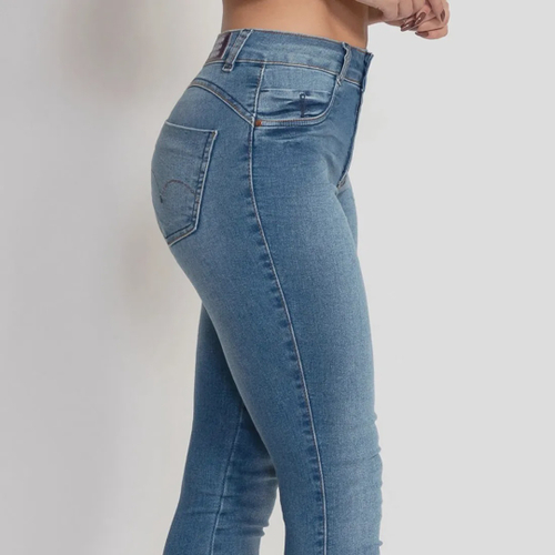 Calça jeans outlet biotipo cintura media