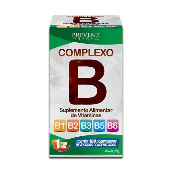 Complexo B C/100 Comprimidos Prevent Pharma | Submarino