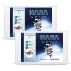 Kit 2 Travesseiros Nasa Viva Conforto Menor preço em Kit 2 Travesseiros Nasa Viva Conforto