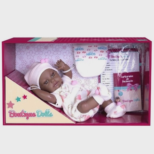 Bebê Reborn Boneca 100% Silicone Realista Negra Vários Itens na Americanas  Empresas