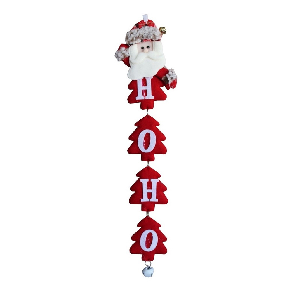 Enfeite Natalino De Pendurar Ho Ho Ho Papai Noel Decorativo em