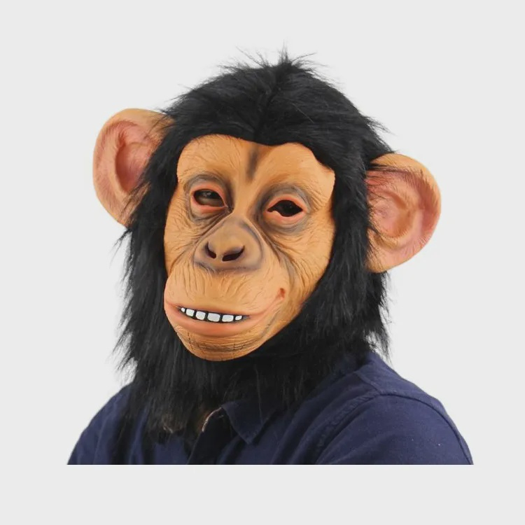 Máscara Macaco chimpanze - 100% Látex (Spook) B+