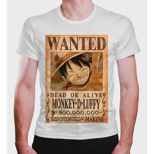 Camiseta de anime One Piece Monkey d. Luffy - modelo 4 em Promoção na  Americanas