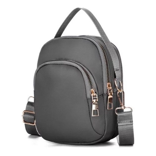 Bolsa Transversal Nylon Oficial Luluca - Semax LU2735 Preto