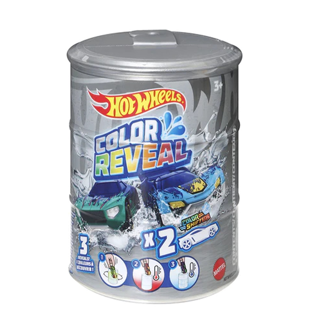 Carro Hot Wheels Color Reveal Color Shifters Embalagem Prata Submarino