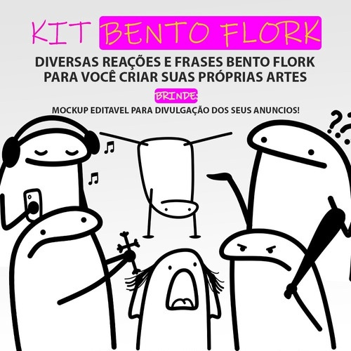 Kit Florks / Meme Bento Personalizados