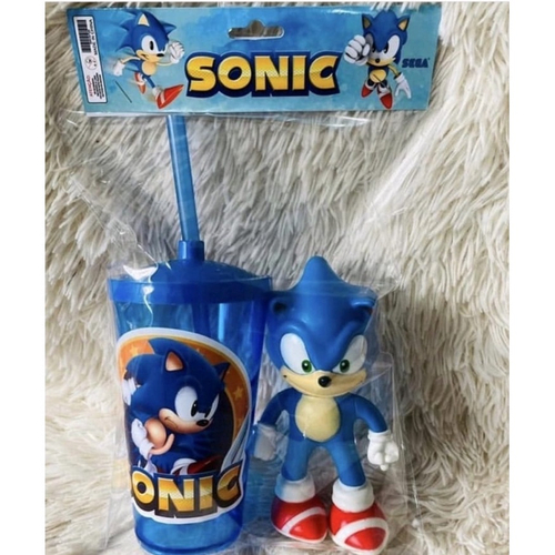 Boneco Sonic Azul Clássico Figure + Caneca Personalizada na Americanas  Empresas