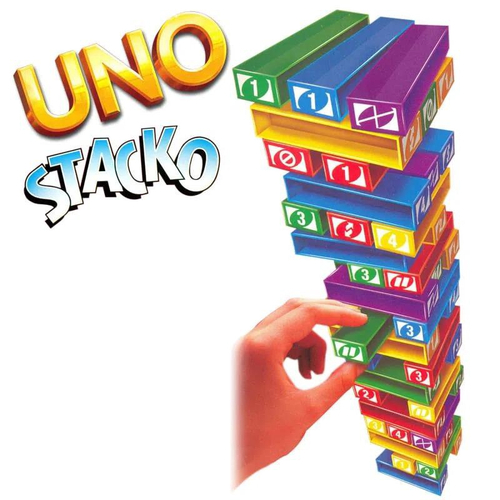 Jogo Uno Stacko Torre De Empilhar - Mattel