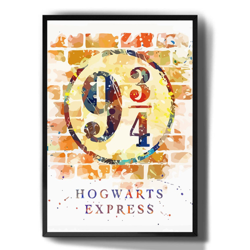 Quadro Decorativo Emoldurado Filme Harry Potter e a Pedra