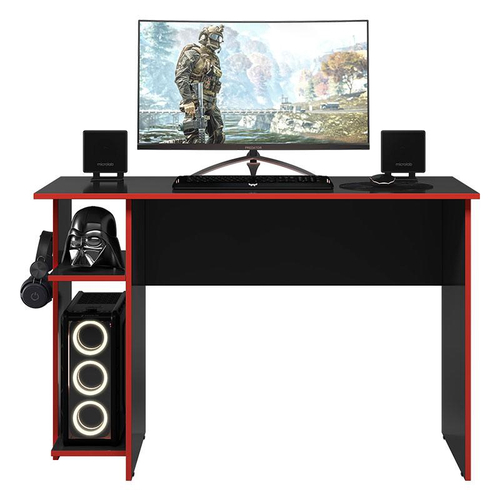 Mesa para Computador Notebook Desk Game DRX 5000 Preto/Vermelho - Móveis  Leão