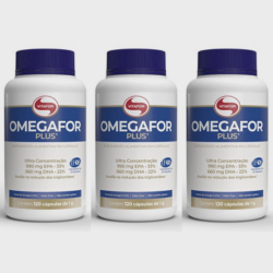 Kit 3x Omegafor Plus novo rótulo Vitafor 120 Caps é boa?