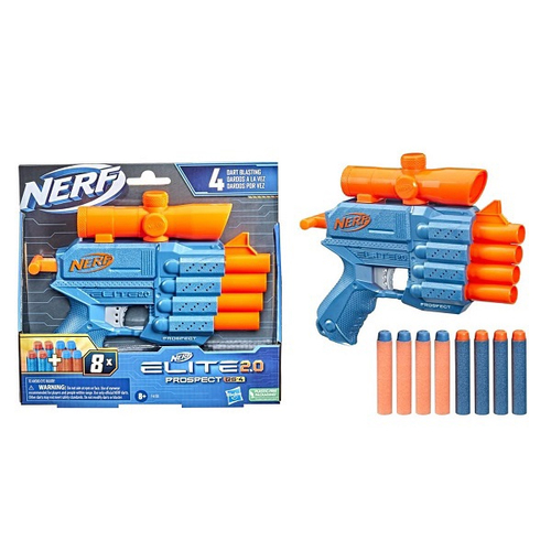 Lança Dardos Nerf Elite 2.0 Volt SD-1 6 Dardos Oficiais e Mira Luminosa  E9953 - Hasbro